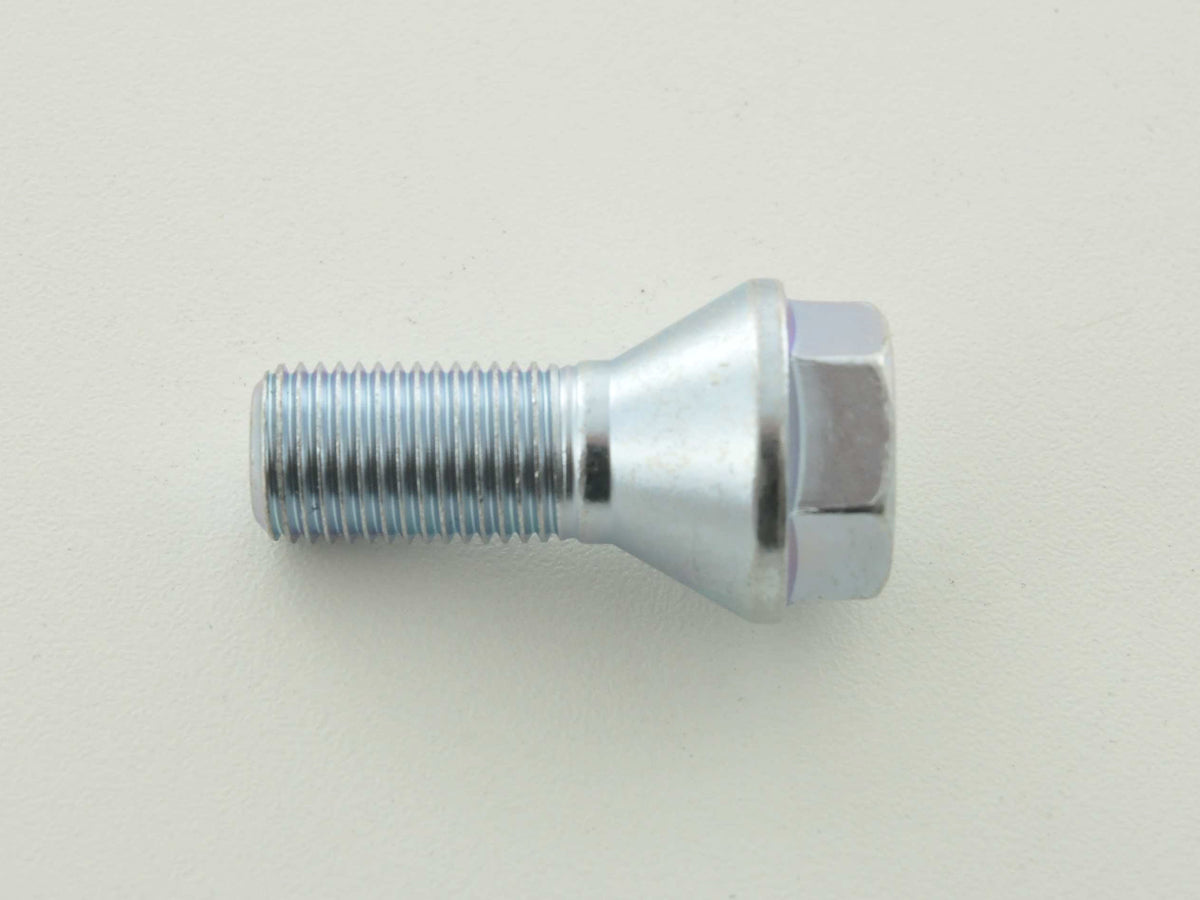 Radschraube einzeln Schaftlänge 21mm Kegelbund silber M12x1,5 Radschraube einzeln Schaftlänge 21mm Kegelbund silber M12x1,5